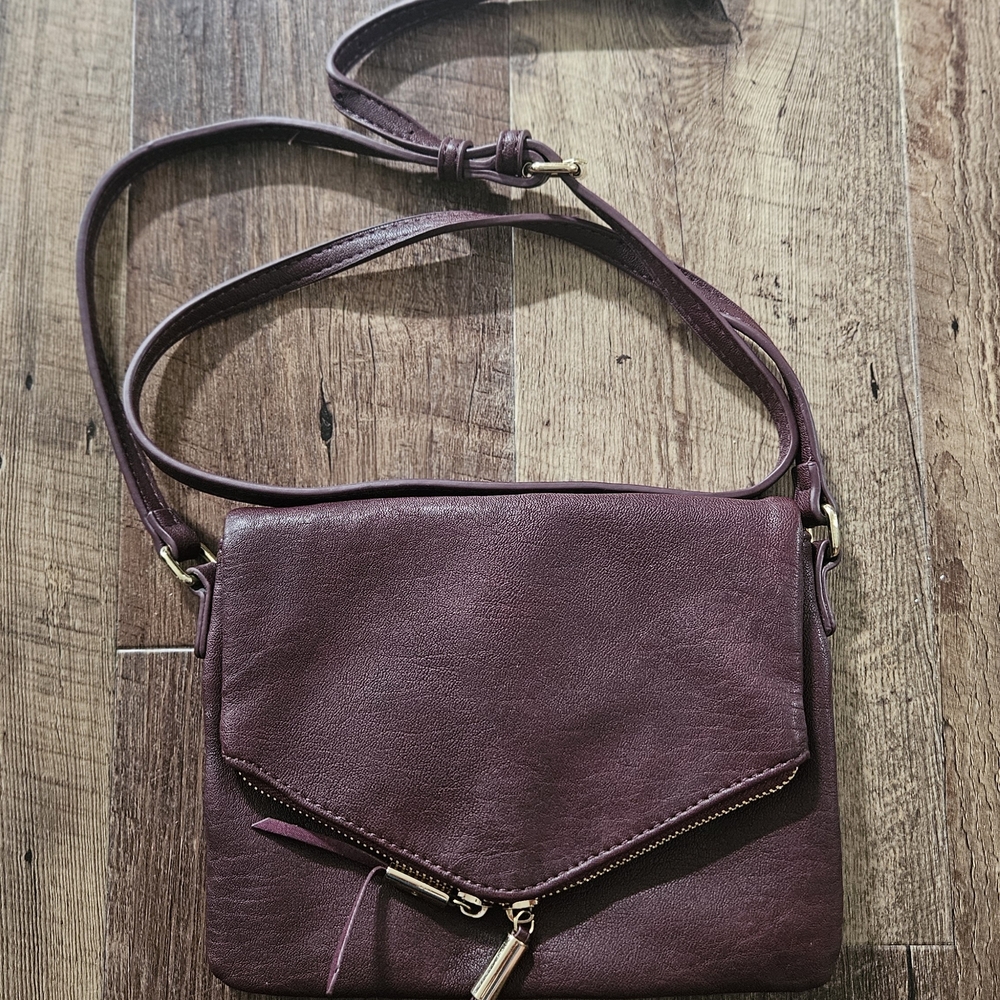 Madison West Plum Crossbody Bag